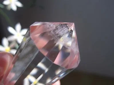 A* 88 г натуральный декоративный кристалл/украшение для дома прозрачный кварцевый кристалл 13 сторонний DT ПАЛОЧКА превосходное