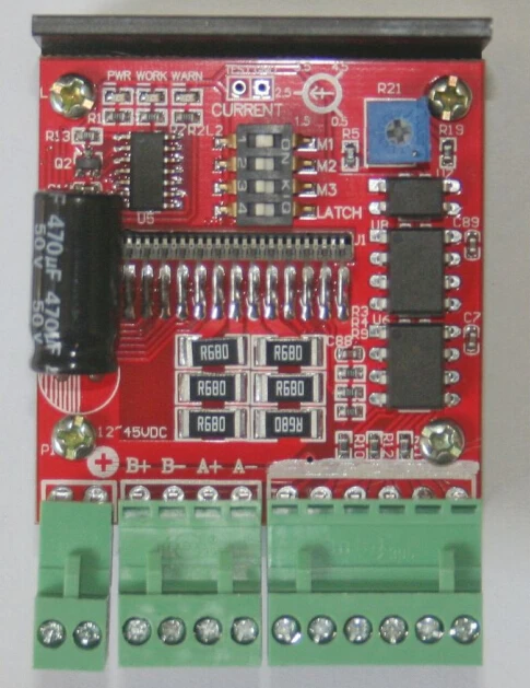 

Free shipping 2-phase stepper motor driver 4A16 segments TB6600