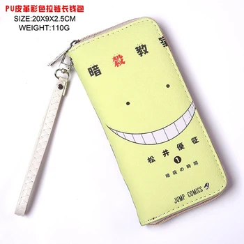 

Assassination Classroom Anime Long Wallet Printed With Korosensei Card Holder and Coin Purse for Men Women