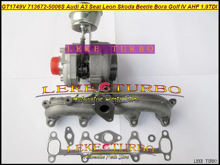 GT1749V 713672-5006S Turbo Turbine Turbocharger for Audi A3 Seat Leon Skoda Beetle Bora Golf IV AHF ALH AJM AUY 1.9L TDI (6)