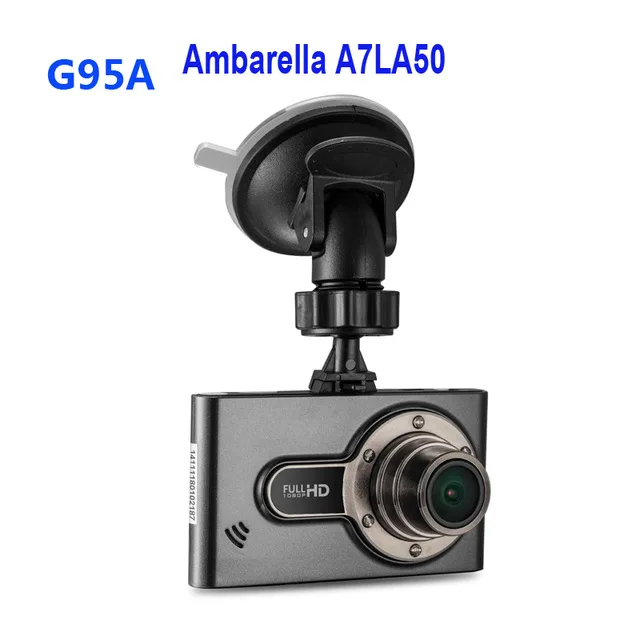

Free Shipping!! Ambarella A7LA50 Car DVR Video Recorder G95A Full HD 2304*1296 30fps 2.7"LCD HDR+G-Sensor H.264 Dash Cams