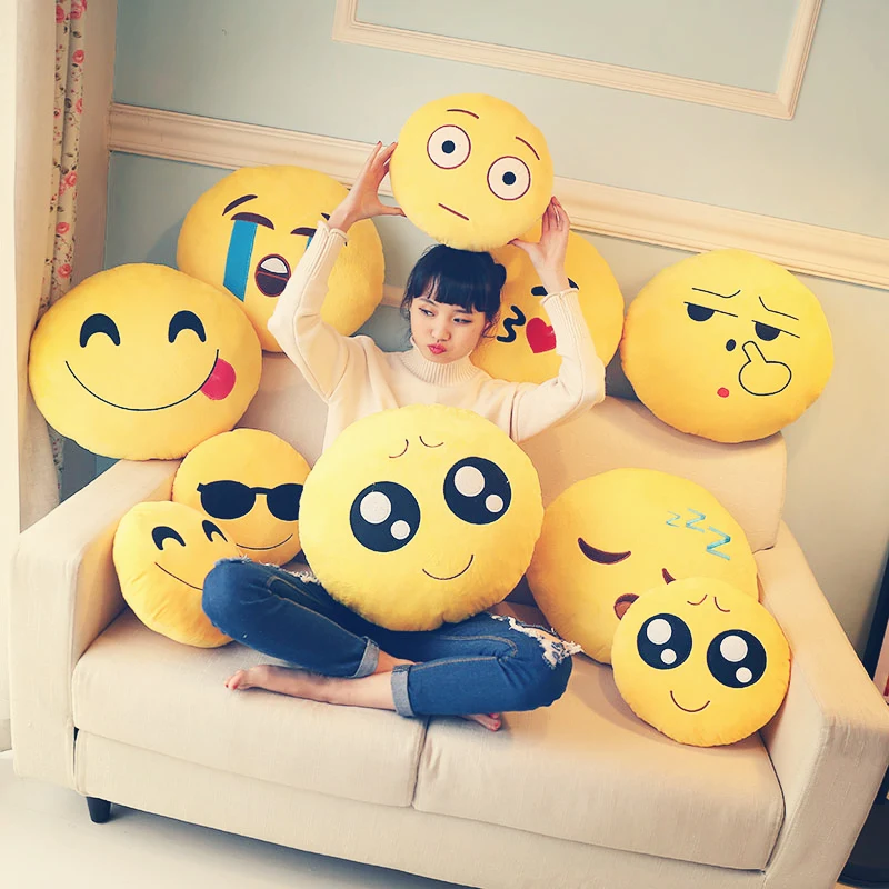 Buy 2016 hot emoji pillow smile emoji cushion