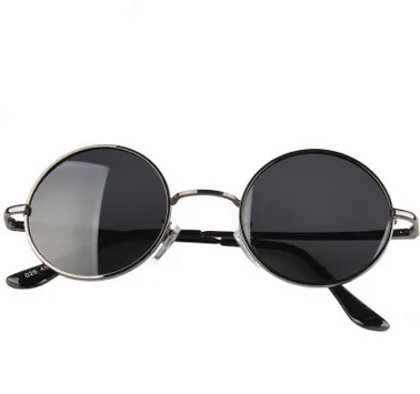 

Fashion Women Metal Round Mirror Sunglasses Men Retro Polarized Lens Sun Eyeglasses Free Shipping