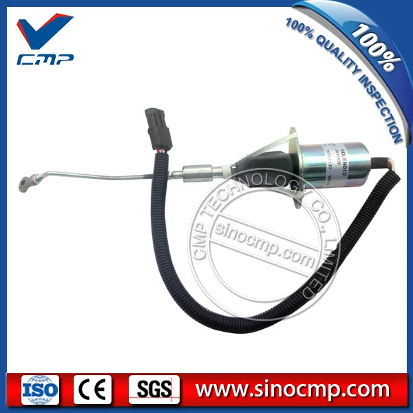 3935456 fuel shutdown solenoid for cummins excavator