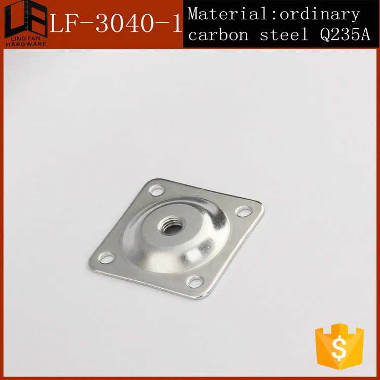 furniture leg mounting plate,chair base metal plates,table leg angle
