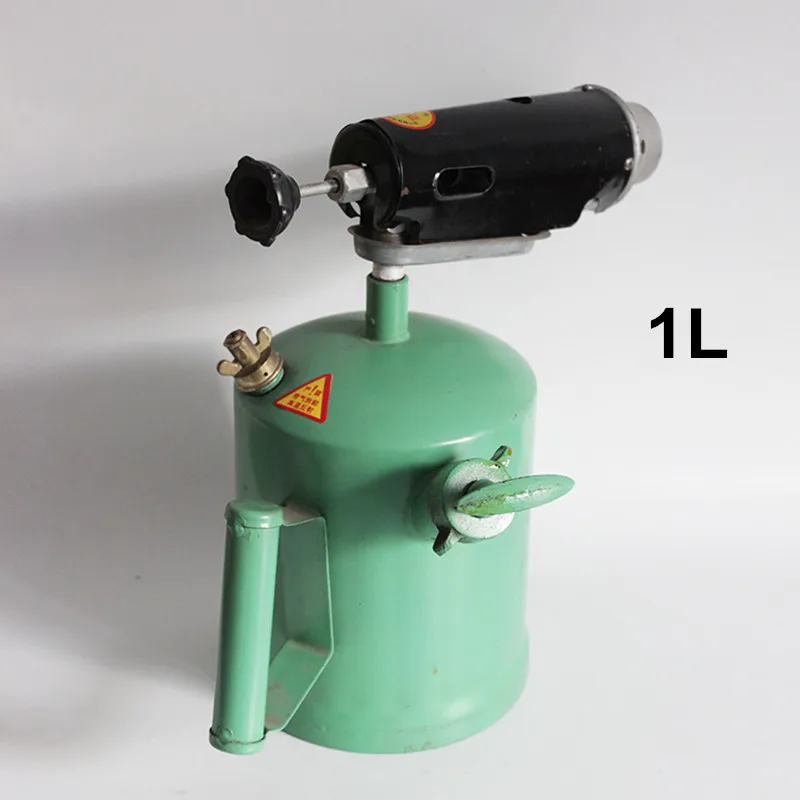 1L Бензиновый огнеметный фонарь, газовая горелка, сварка, горение, нагрев, барбекю, дутый фонарь, для приготовления пищи, паяльник, пистолет-распылитель, Soplete Para Soldar - Цвет: 1L