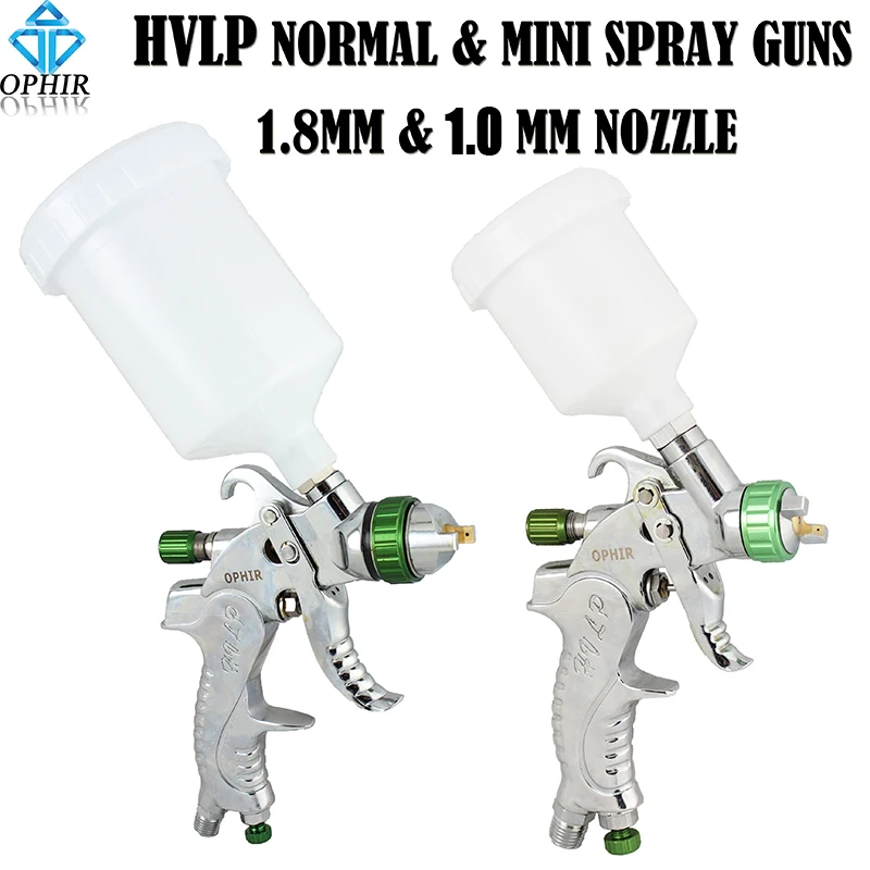 OPHIR 2PC HVLP Paint Gun High Volume Low Pressure Spray Gun Sprayer 1