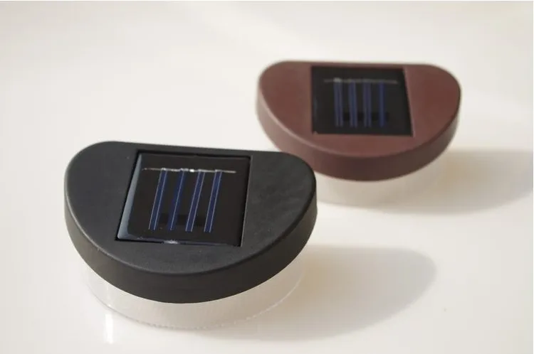 Лидер продаж! 4 шт. 2LED наружная Солнечная настенная лестница для сада прохладная лампа освещения для заборного ограждения luminaria Солнечная