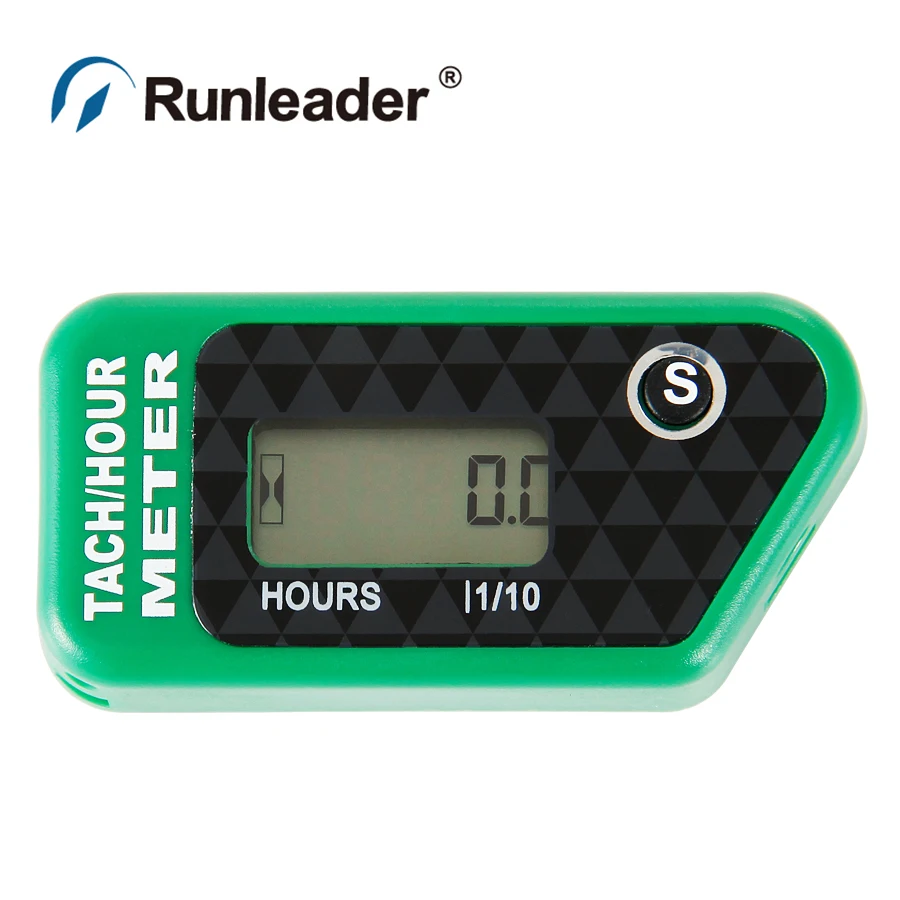 Waterproof Digital inductive RPM Hour Meter Tachometer For outboard pit