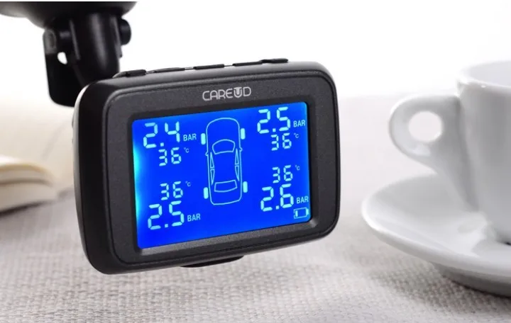 Купить жк система tpms, 4 внешних датчиков, контроля давления в шинах ...