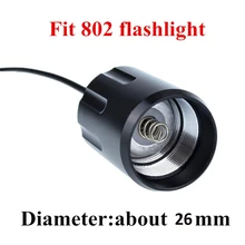 Push Button Control Mouse Tail Remote Pressure Switch Fit For 802 LED Light Flashlight 1 Piece Sale