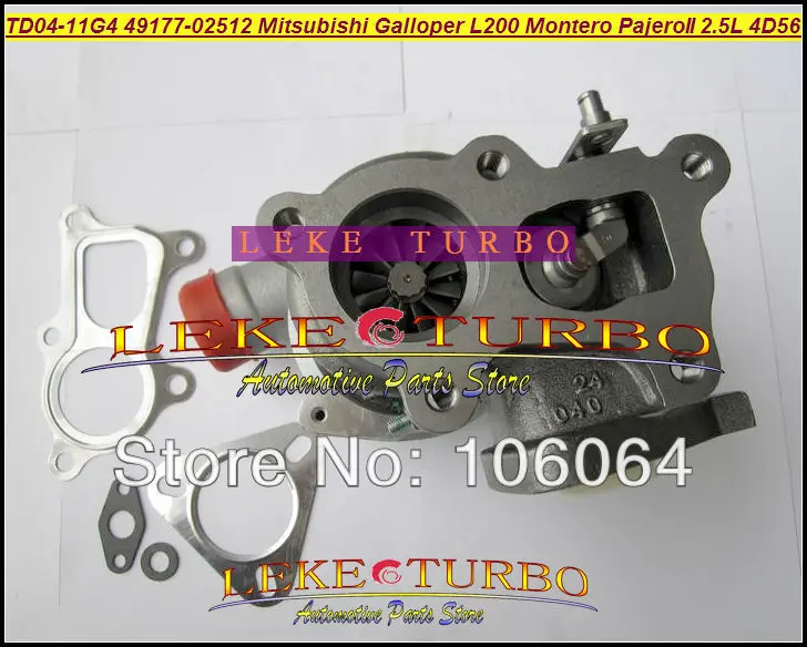 TD04-11G-4 49177-02512 Mitsubishi Galloper Tci L200 Montero Pajero II 2.5LD 4D56Q EC 4D56 water cooled