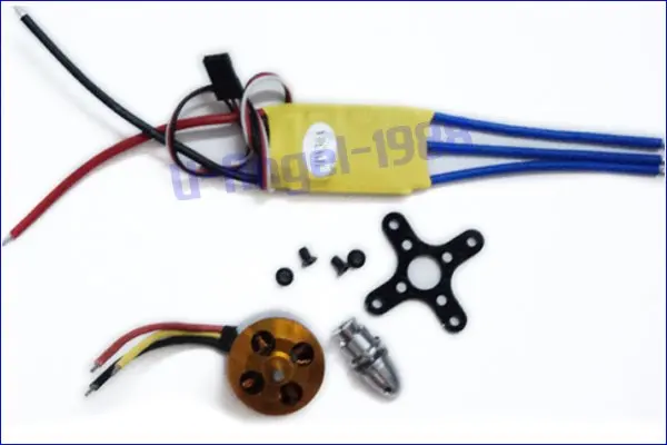 XXD A2212 A2208 930KV 1000KV 1400KV 2200KV 2700KV бесщеточный двигатель с 30A бесщеточный ESC контроллер скорости двигателя для радиоуправляемого дрона