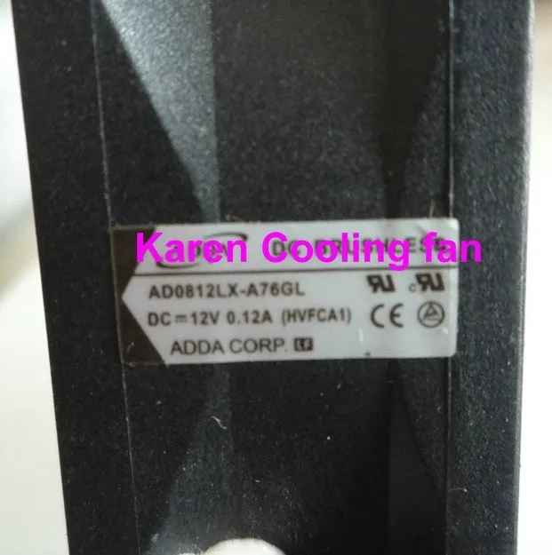 ADDA 8025 AD0812UB-A73GL 12V 0.45A AD0812LX-A76GL 0.12A охлаждающим вентилятором, 1 набор с 2 шт