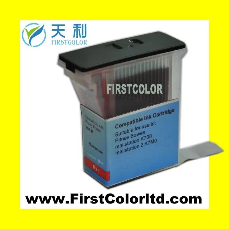 PITNEY BOWES INK CARTRIDGES 797-M K7MO_FRANKING MACHINE INKJET