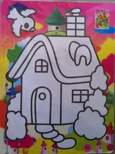Промо-акция! 600 шт/партия, смешанные дегизны DIY раскраска на основе песчаной живописи наборы для детских обучающих игрушек оптом