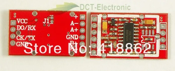 1 шт весом Сенсор AD Модуль двухканальный 24-битный аналого-d преобразования HX711 shieding