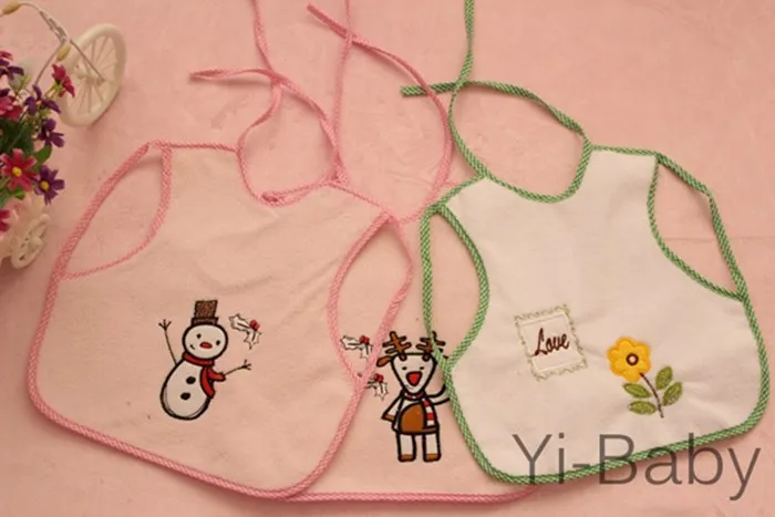 12 шт./компл. YB0019 цветок Детские полотенца слюны Baby Bib водонепроницаемый нагрудник Burp Полотна Бесплатная доставка