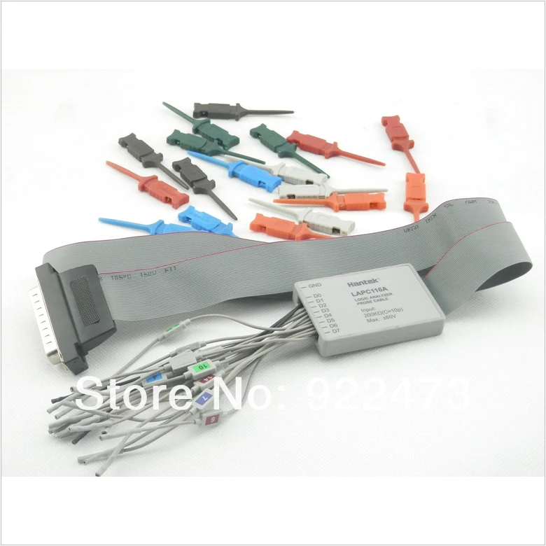 H015 Hantek MSO5102D Цифровой Осциллограф смешанных сигналов 100 МГц 1GS/s 16 логических каналов 2 аналоговых канала