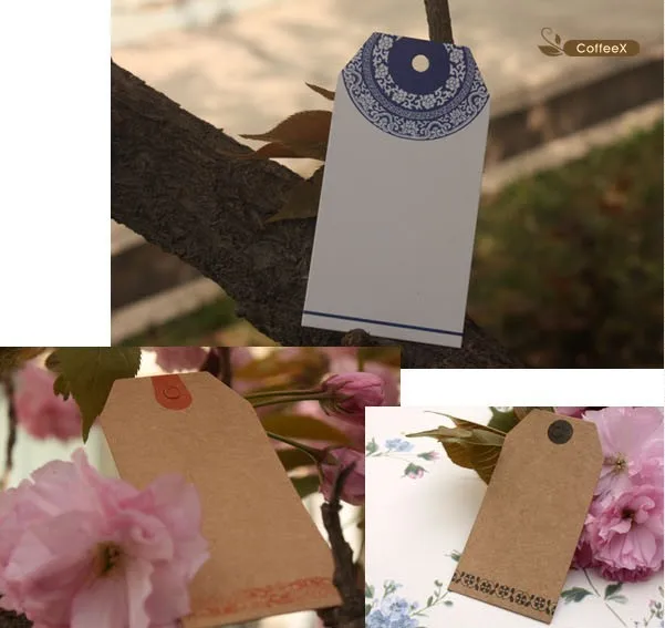 10 комплектов, 240 шт/партия) 3 дизайн ретро DIY уникальный бумажный карты, Закладка, украшение для вечеринки бумажные бирки