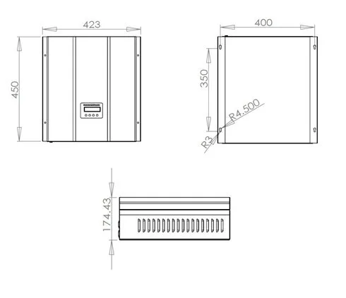 5000 Вт/5 кВт 48 В/96 в/120 в MPPT/BUCK/BOOST/PWM ЖК-дисплей ветряная Солнечная(600 Вт) гибридный регулятор заряда контроллер RS485 RS232 дампа нагрузки