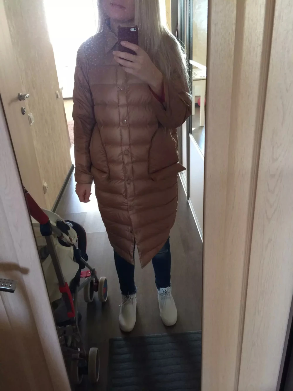 2016 Ultra Light Down Jacket Women Winter Coats Black Overcoat Warm 90% Duck Down Padded Long Winter Jackets Female Down Parka