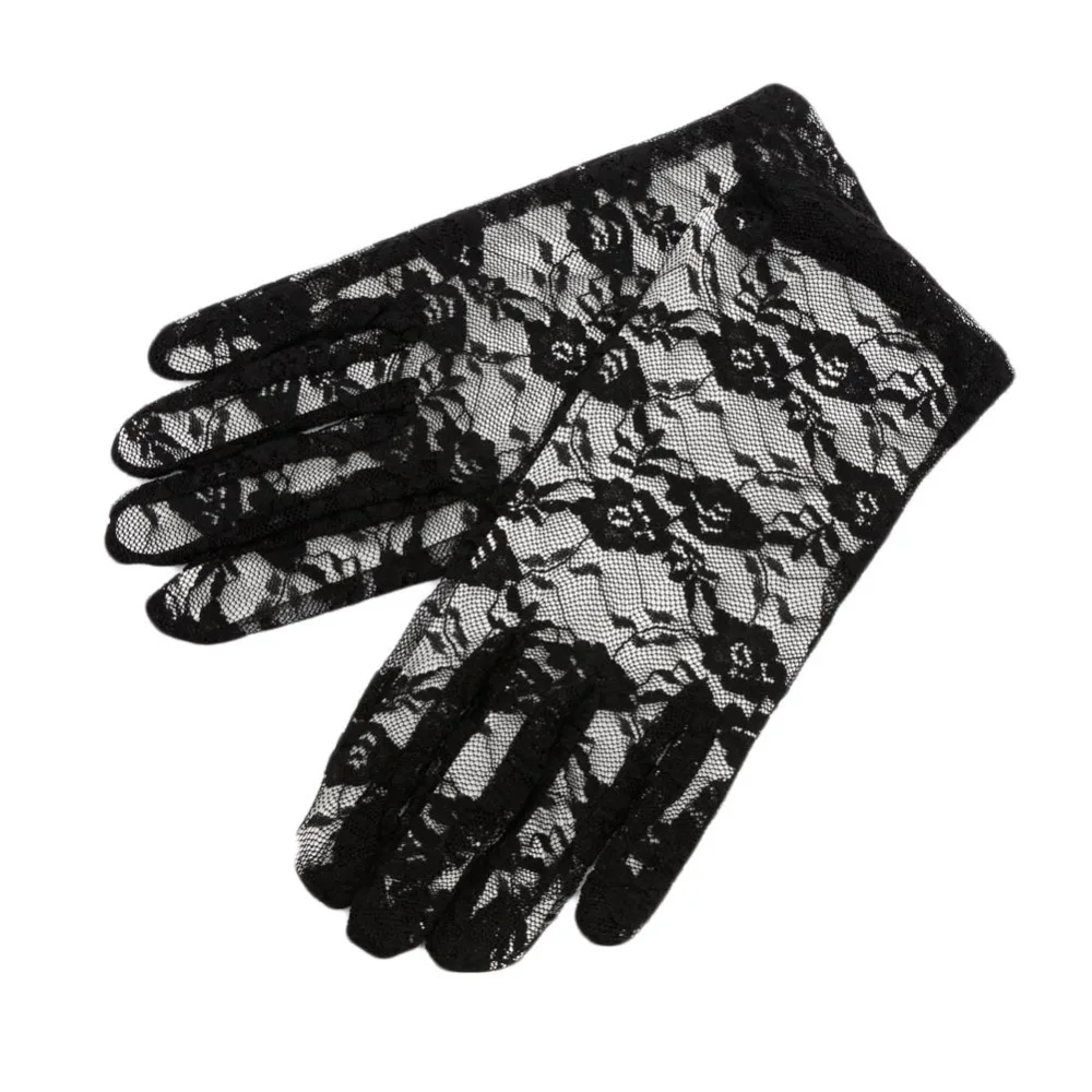 

Halloween Party Thin Section Sunscreen Car Women Lace Gloves Ritual Performances Gloves Accessories Drop Shipping