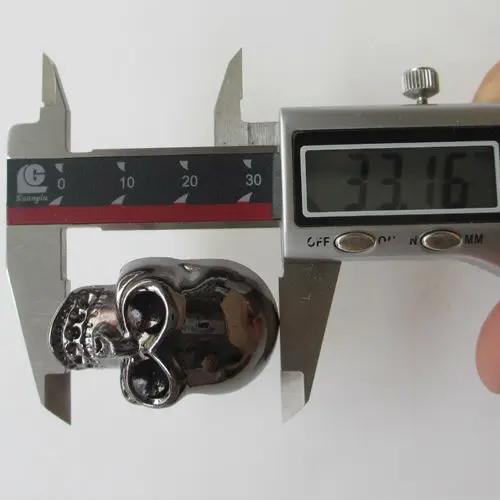 10 шт. 21*32 мм большой размер череп заклепки diy withot алмаз 30% скидка для оптовой продажи