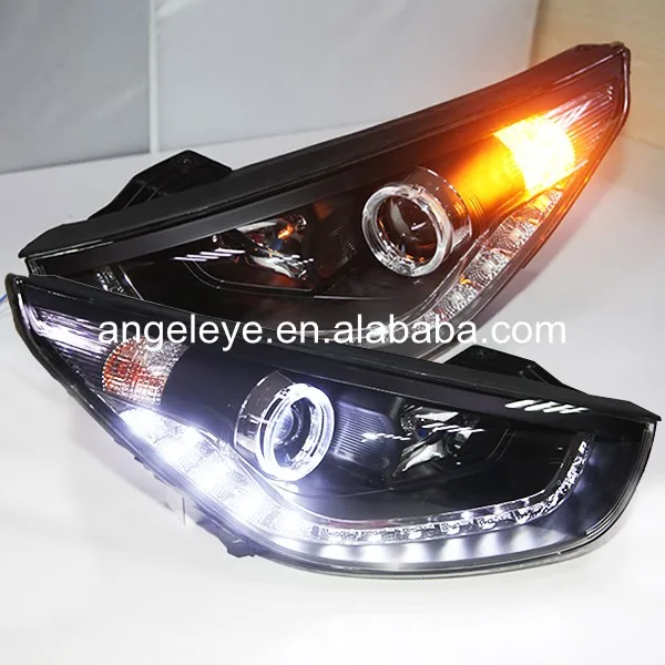 Для HYUNDAI Tucson IX35 фар светодиодный налобный фонарь Ангельские глазки 10-12 V3 Тип YZ