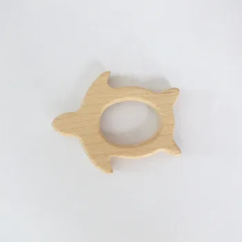 

10PCS SEA TURTLE Unfinished Handmade Natural Newborn Beech Wooden Teether Toys