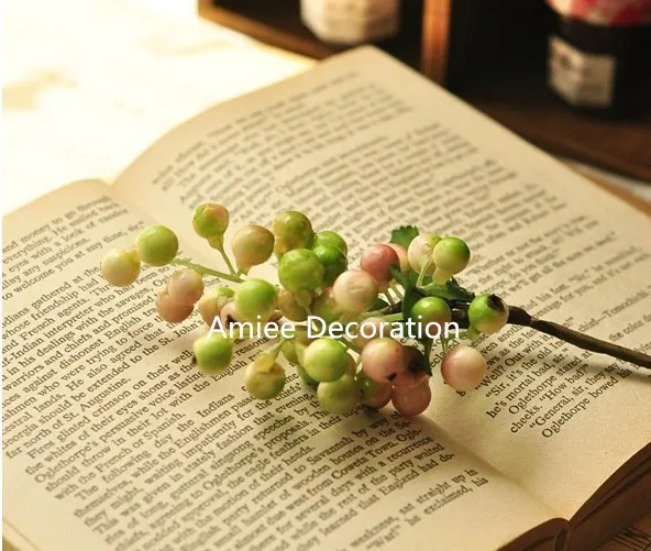 6 шт Искусственный отросток ягоды винограда мозаичная картина для дома Свадебные Декоративные цветы искусственные цветы artificiais Fr211