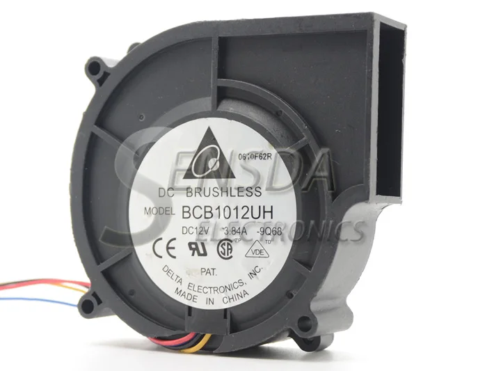 Для delta BCB1012UH BCB1012UH-9Q68 97*87*25 мм DC12V 3.84A Сервер охлаждающий сервер центробежный воздухонагнетатель широкого спектра применения 97x97x25 мм 4-провод