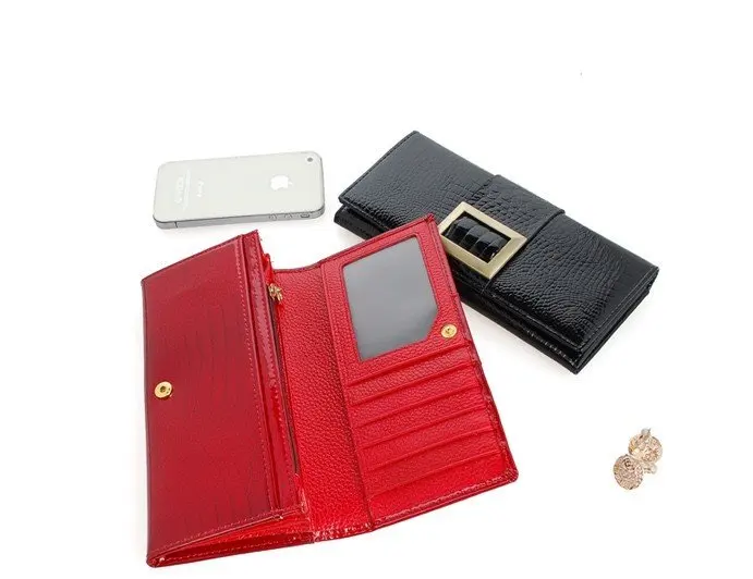 New 100% Genuine Leather Day Clutches  Women's Long Wallets,Evening bags,Clutch Bag,genuine leather handbag JJ208