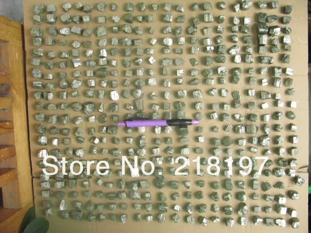 100-70 шт. Природный Пирит Specimen камень Дисплей образцов