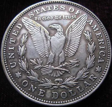 Оптовая продажа Morgan1878 монеты покрытием-серебро копия монет 90% Копер производства старые + f