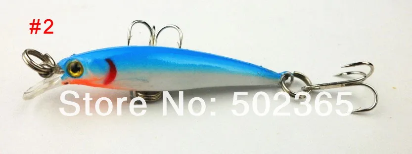Freeshippig 50 шт. рыбалки приманку минноу рыболовные снасти Crankbait лур жесткого пластика приманки приманка 5 см 2.1 г 10# крючки малый гольян лодки воблеры блесна рыбалка рыболовные снасти