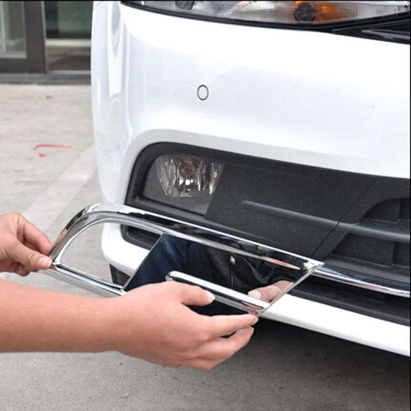 STYO автомобильные передние противотуманные фары крышка обода ABS хром для VW JETTA MK6