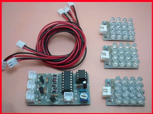 Free Shipping!!! 5pcs CD4017 + ne555 Strobe kit
