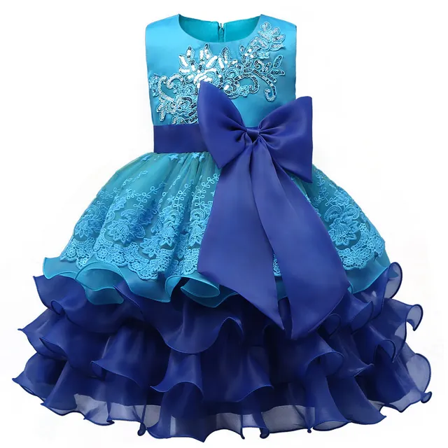 New Party Princess Dress Girl Children Clothing Ball Prom Birthday Girls Dresses Kids Clothes