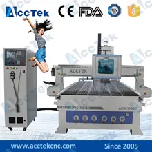 ACCTEK cheap 3d woodworking atc cnc wood engraving machine 9kw spindle vacuum table