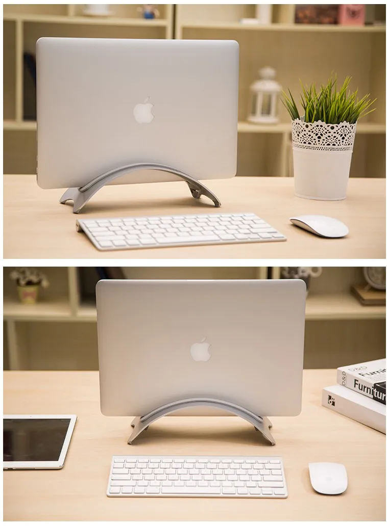 Алюминиевый Настольный дисплей стойки для Macbook Air Macbook Pro