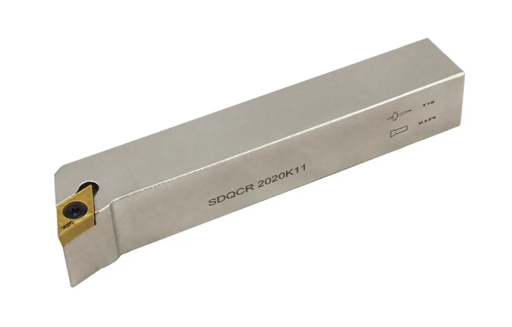 

SDQCR/L2525M11 Nicecutt External Turning Tool Holder for DCMT insert Lathe Tool Holder