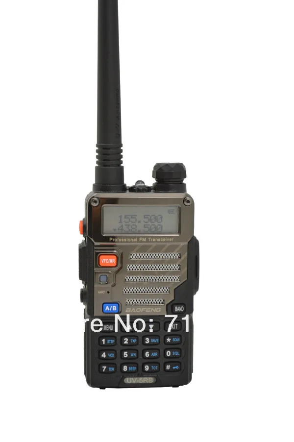 UV-5RB 136-174 МГц(RX/TX) и UHF400-520MHz(TX/RX) двухдиапазонный 5 Вт/1 Вт 128CH FM 65-108 МГц с бесплатным наушником двухстороннее радио