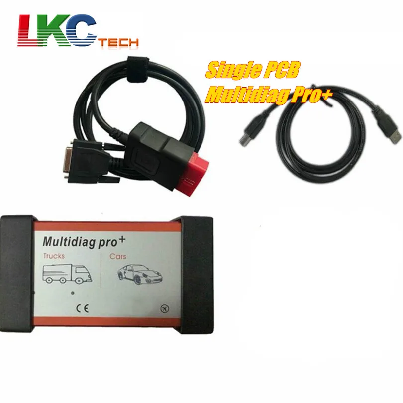 Одна плата Multidiag Pro новейший 2016.1OBDIICAT CDP OBD2 диагностический инструмент без Bluetooth
