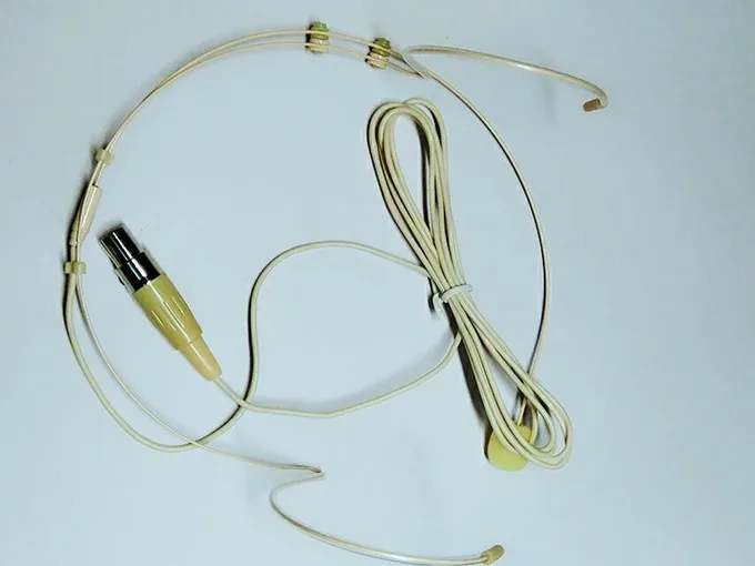 1 шт. двойной ушной крючок Mic головная гарнитура головка микрофон для Shure все XLR 3PIN TA3F