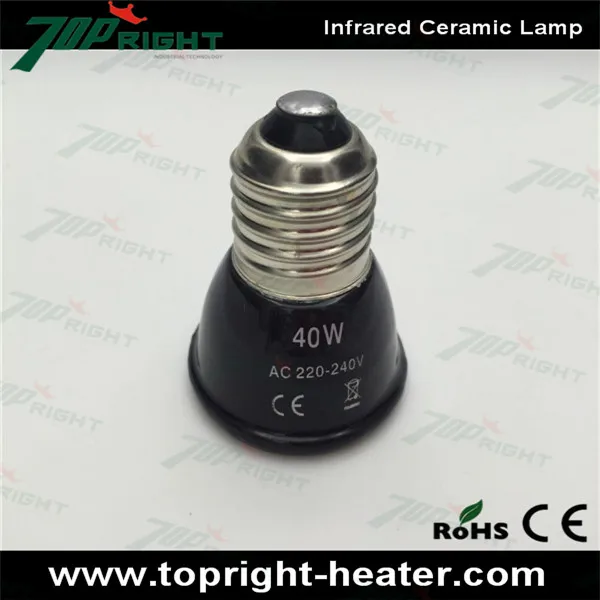Topright бренд 220 V 240 V 40 w мини Тип Эдисона винт керамическая лампа с CE