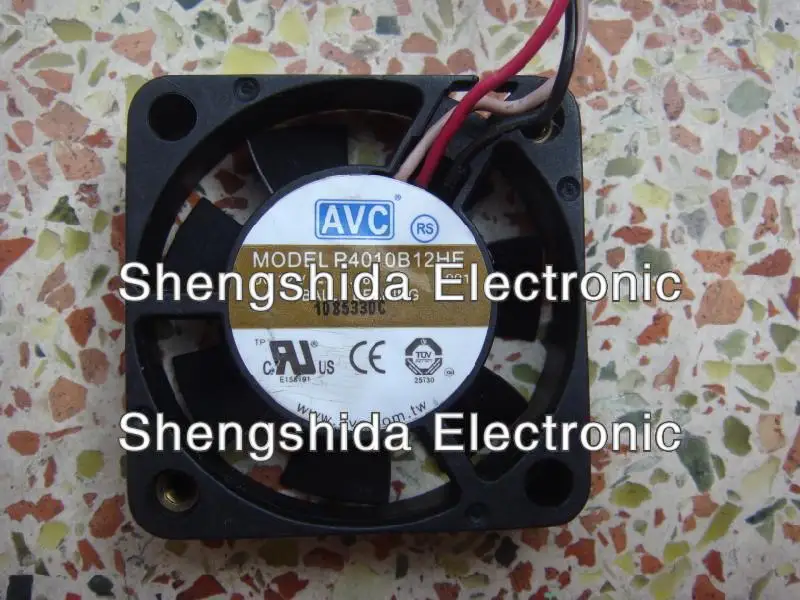Для AVC P4010B12HE 4 см 4*4 40*40*10 мм 4010 12V 0.16A 4 см шариковый подшипник вентилятора