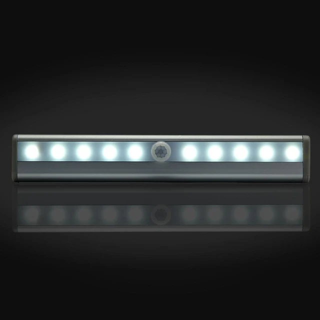 10 Led Motion Sensor Light Indoor Magnetic Wardrobe Pathway Bedroom 10 Led Motion Sensor Light Indoor Magnetic Wardrobe Pathway Bedroom Night Lights Lamps Wireless Emergency Lighting