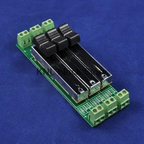 Раздвижной Тип диммер, DC12-24V 3 канала простой светодиодный диммер контроллер, розничная