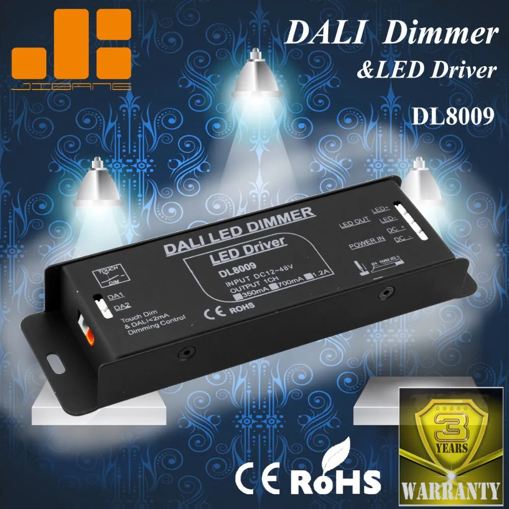 DC12-48V Dali диммер и светодиодный драйвер W/220 V сенсорный Dim 1 канал постоянного тока Модель выхода: DL8009